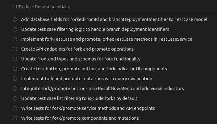 Cursor agent produced a coding plan