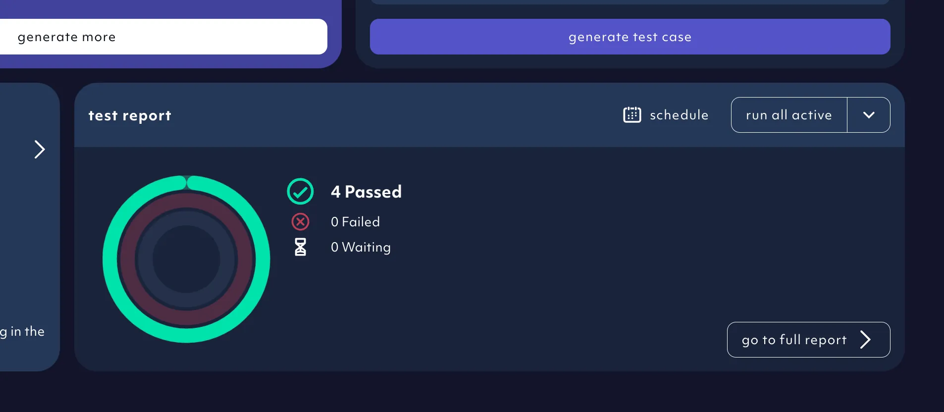 first test results after sign-up, 10/24