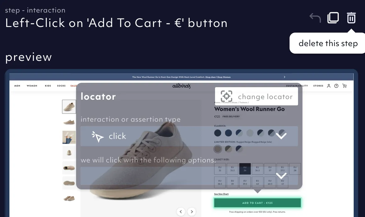 test step deletion, 10/24